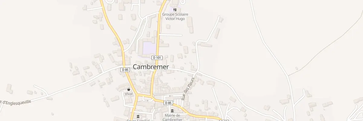 Plan du 1 Rue de la Sergenterie à Cambremer