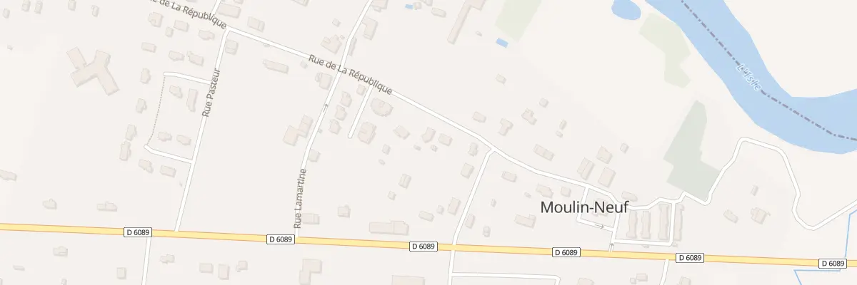 Plan du 11 Rue de la République à Moulin-Neuf