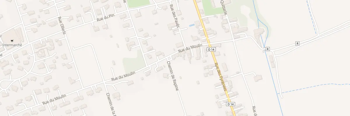 Plan du 11 Rue du Moulin à Plaisance