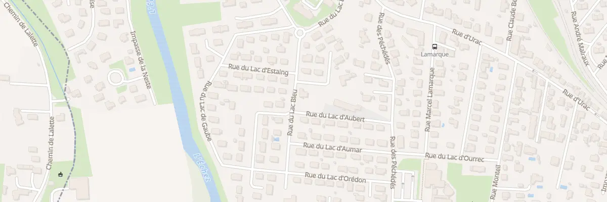 Plan du 10B Rue du Lac Bleu à Tarbes