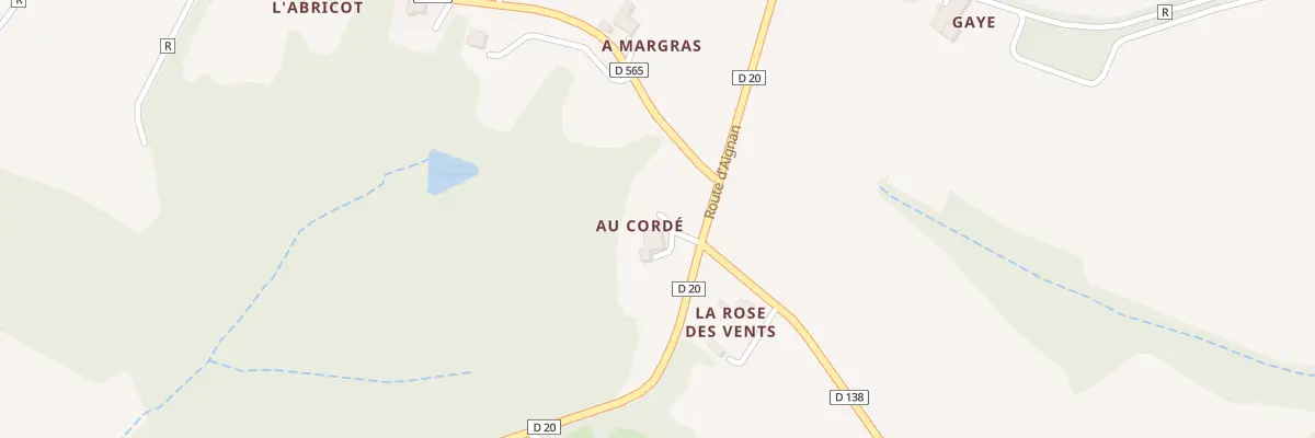 Plan du 5053A Aux Abricots à Lasserrade