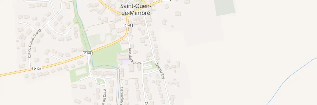 Plan du 13 Rue du Ray à Saint-Ouen-de-Mimbré