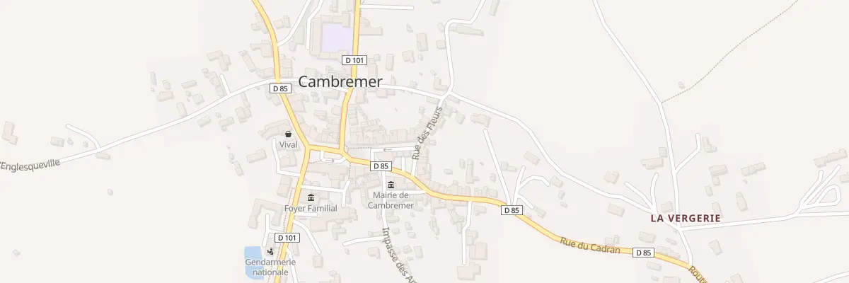 Plan du 10 Rue des Fleurs à Cambremer