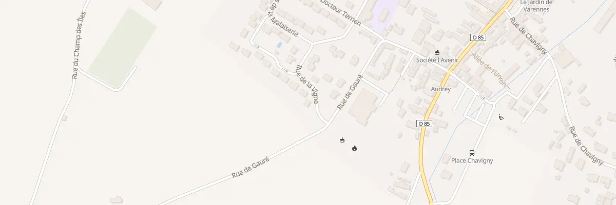 Plan du 10 Rue de la Vigne à Varennes-sur-Loire