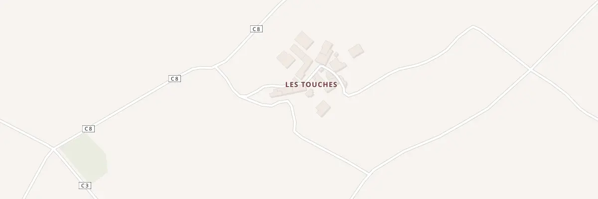Plan du 5240 Les Touches à Jazeneuil