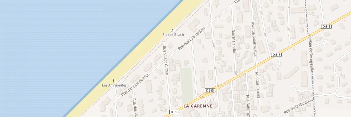 Plan du 5215 Rue des Lais de Mer à Benerville-sur-Mer