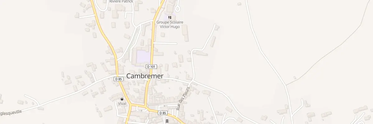 Plan du 20 Rue des Fleurs à Cambremer