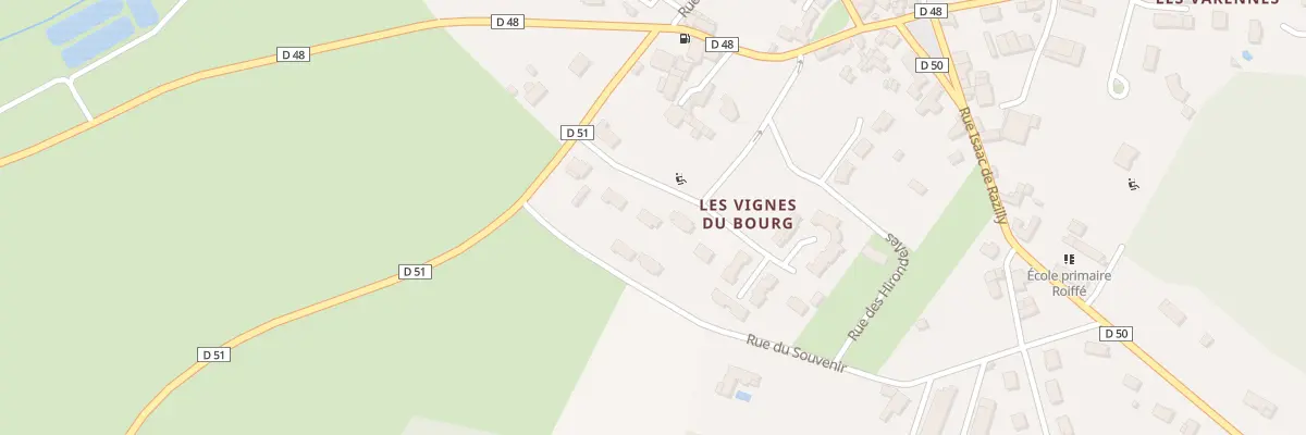 Plan du 4 Rue des Mésanges à Roiffé