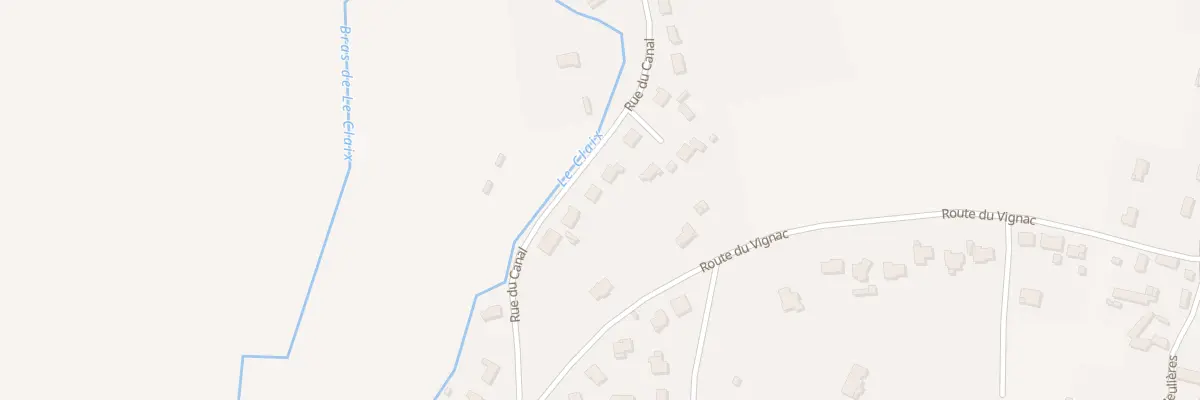 Plan du 61 Rue du Canal à Roullet-Saint-Estèphe