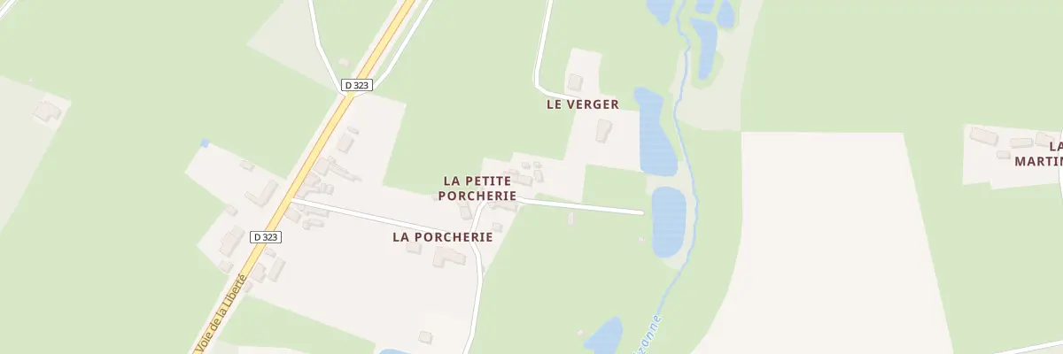 Plan du 5014 La Petite Porcherie à La Fontaine-Saint-Martin