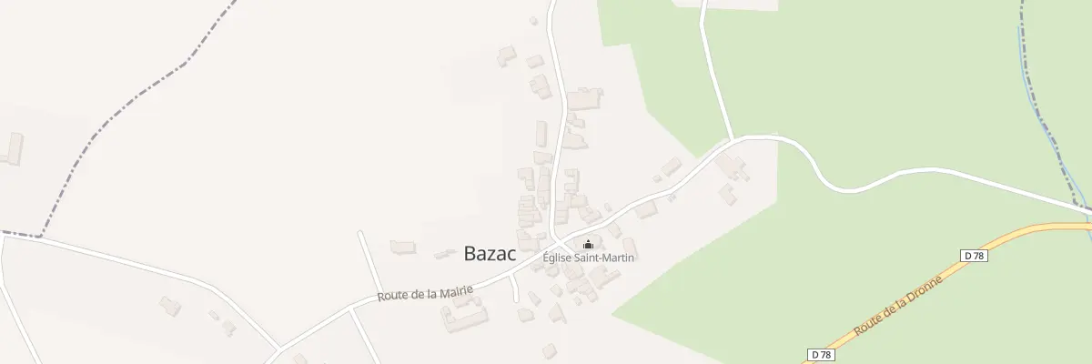 Plan du 4 Rue du Fournil à Bazac