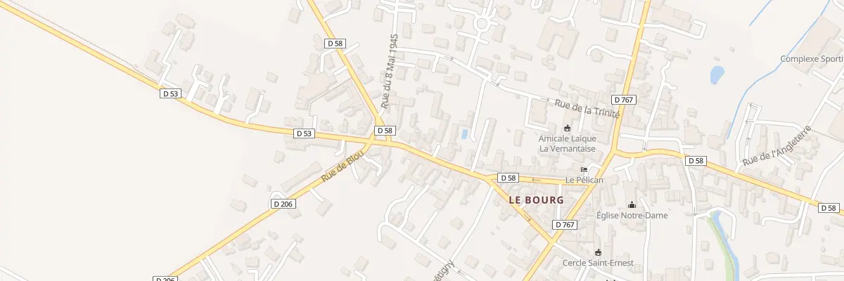 Plan du 34 Rue de Jalesnes à Vernantes