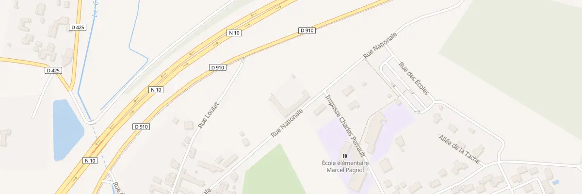 Plan du 1 Rue Nationale à Roullet-Saint-Estèphe