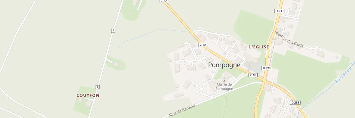Plan du 158 Pompogne à Pompogne