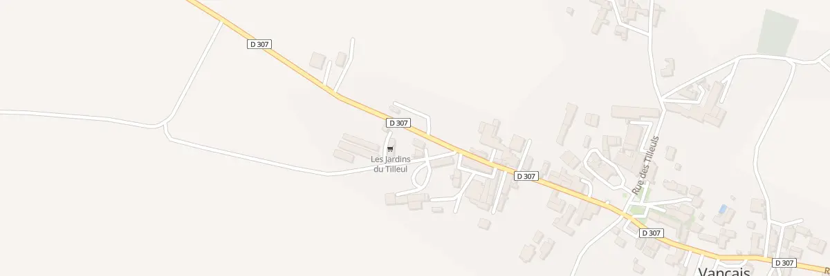 Plan du 6 Rue des Saulniers à Vançais