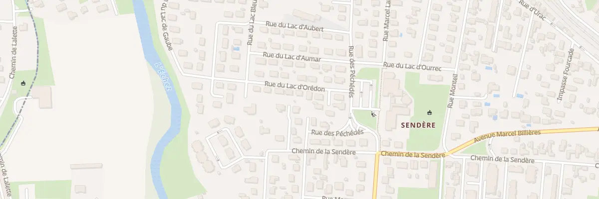 Plan du 13 Rue du Lac d’Orédon à Tarbes