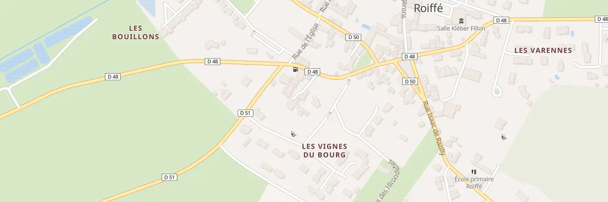 Plan du 2 Imp de la Boulangerie à Roiffé