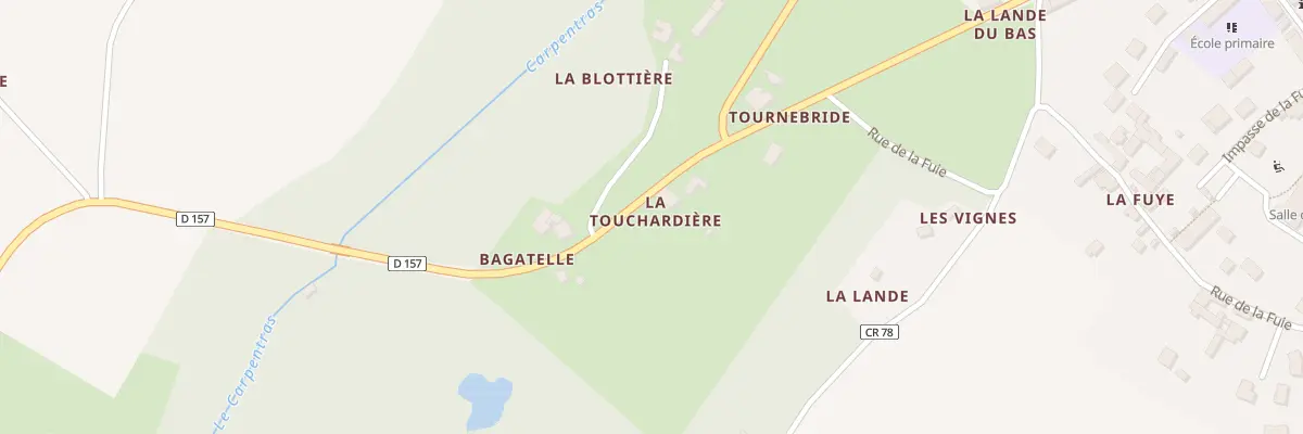 Plan du 5290 La Touchardiere à Saint-Jean-de-la-Motte