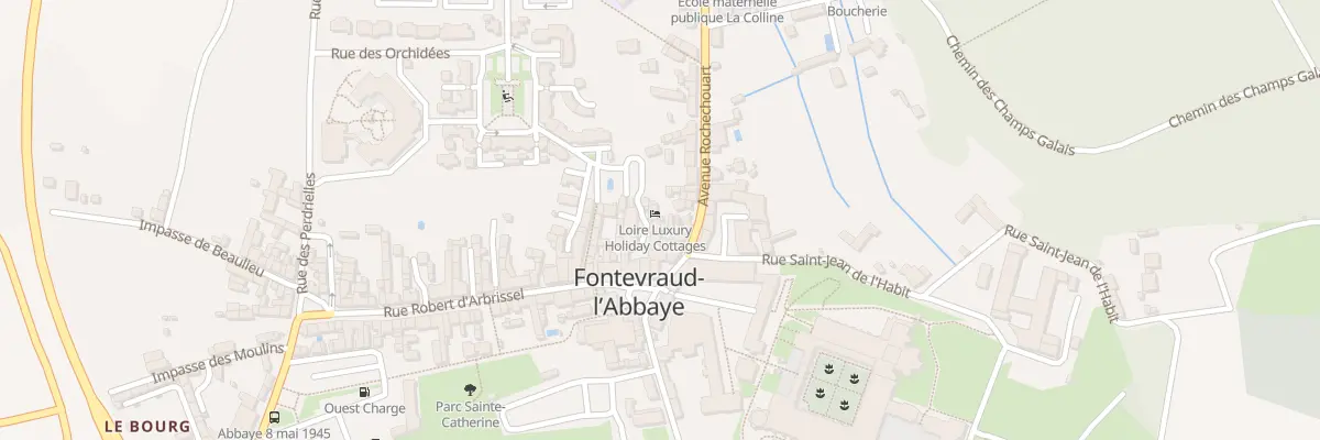 Plan du 9B Av Rochechouart à Fontevraud-l’Abbaye