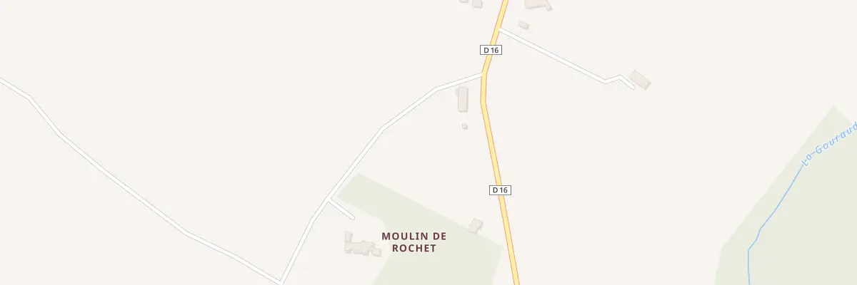 Plan du 1 Moulin de Rochet à Saint-Ferme