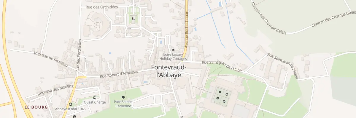 Plan du 5 Av Rochechouart à Fontevraud-l’Abbaye