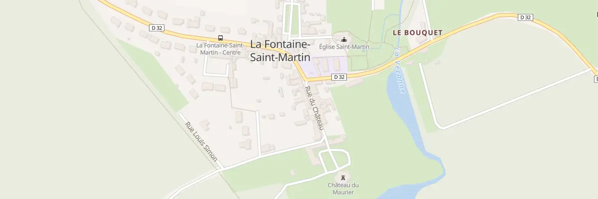 Plan du 2 Rue du Chateau à La Fontaine-Saint-Martin