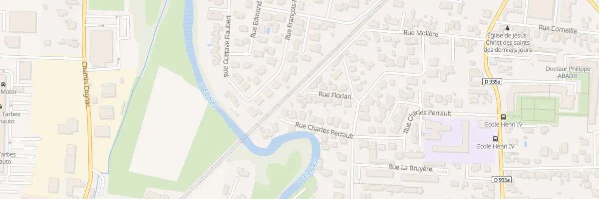 Plan du 1 Rue Florian à Tarbes
