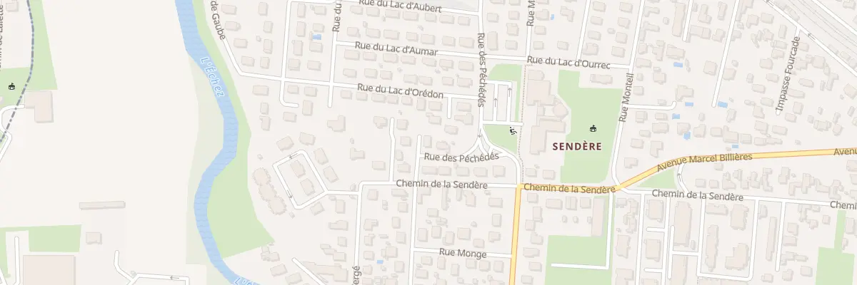 Plan du 28 Rue des Péchédés à Tarbes