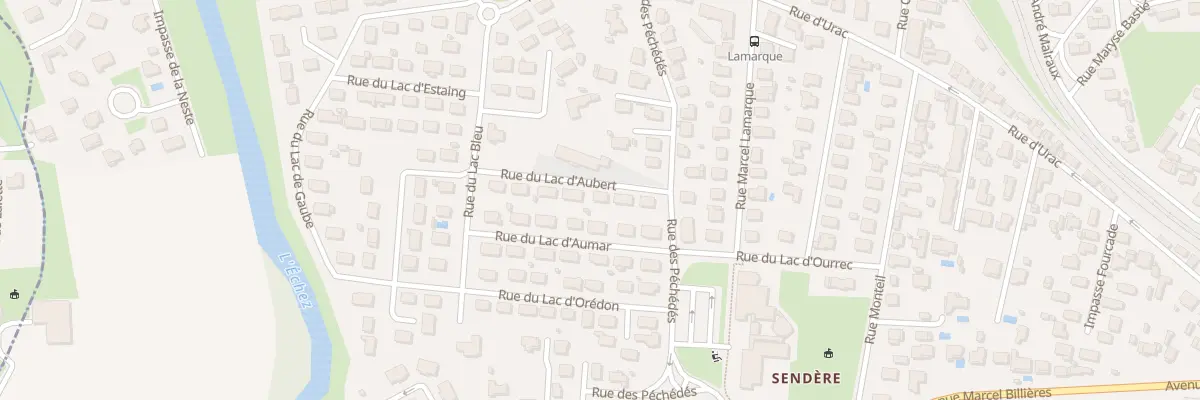 Plan du 5 Rue du Lac d’Aubert à Tarbes
