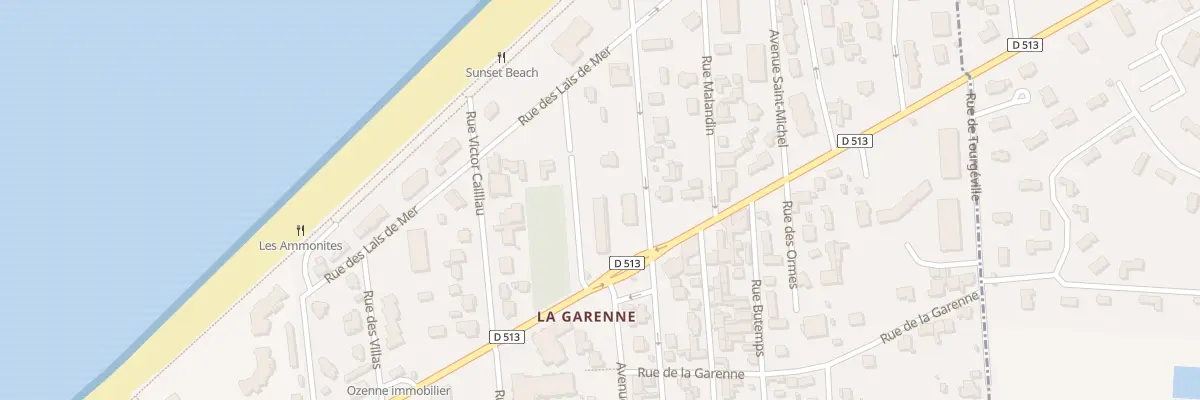Plan du 28 Av du Littoral à Benerville-sur-Mer
