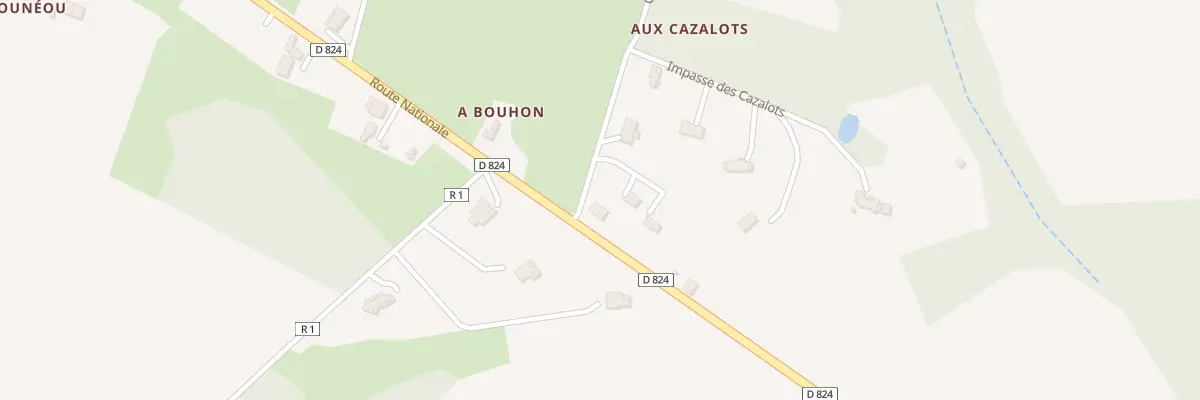 Plan du 5096 Aux Cazalots à Réans
