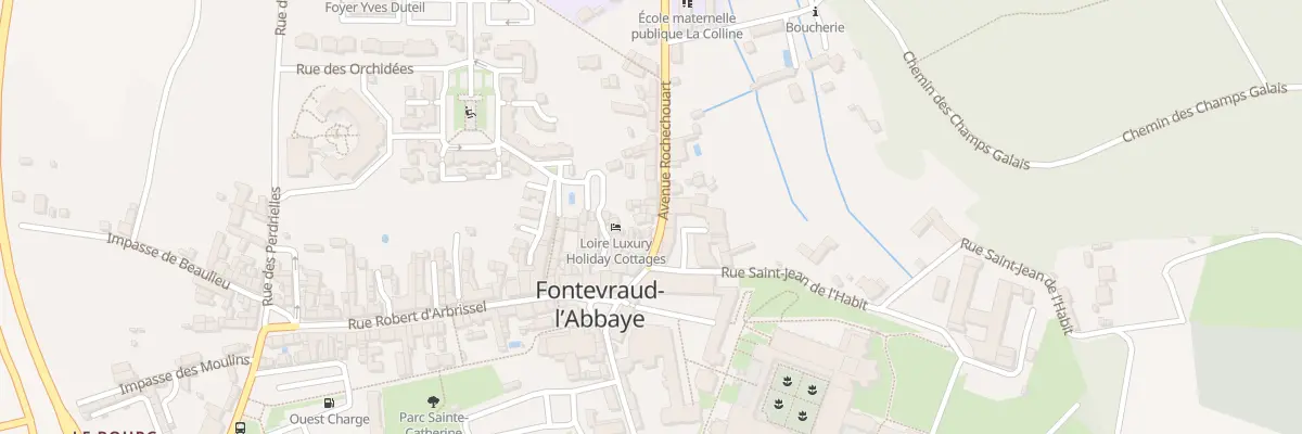 Plan du 15 Av Rochechouart à Fontevraud-l’Abbaye