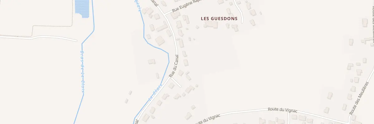 Plan du 53 Rue du Canal à Roullet-Saint-Estèphe