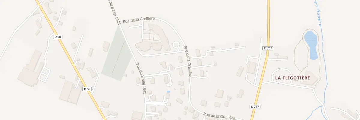 Plan du 17B Rue de la Grellière à Vernantes