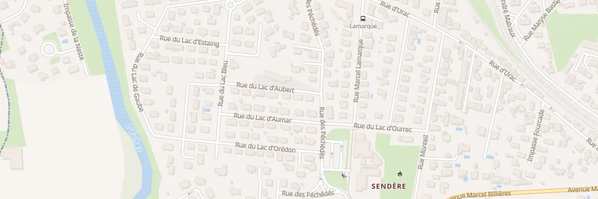 Plan du 3 Rue du Lac d’Aubert à Tarbes