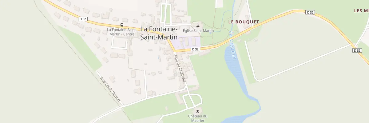 Plan du 3 Rue du Chateau à La Fontaine-Saint-Martin