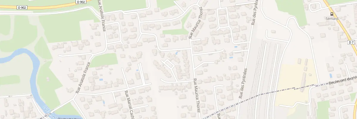 Plan du 8 Imp du Colonel Fabien à Bordères-sur-l’Échez