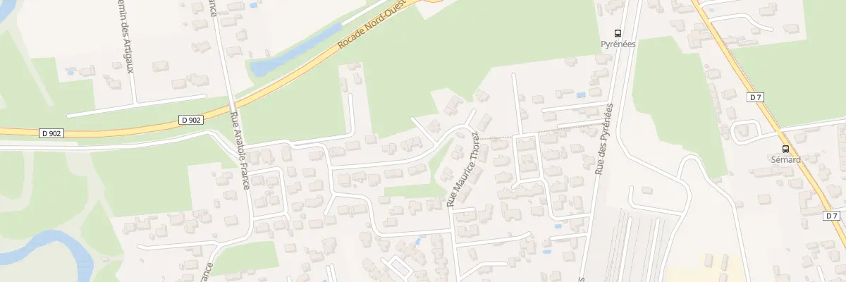 Plan du 48 Rue Maurice Thorez à Bordères-sur-l’Échez