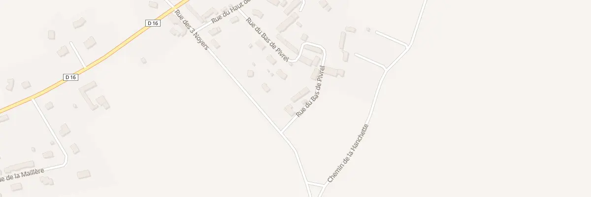 Plan du 300 Rue du Bas de Pivrel à Montmerrei