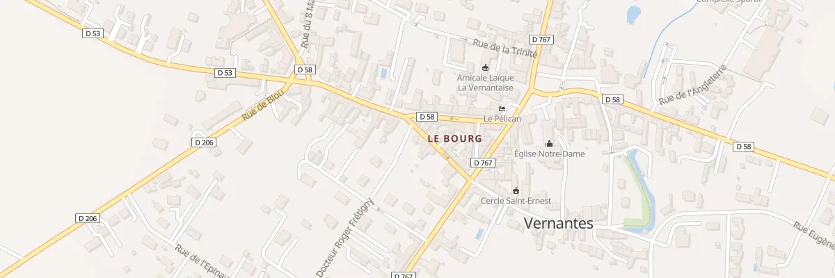 Plan du 1 Rue du Dr Roger Fretigny à Vernantes