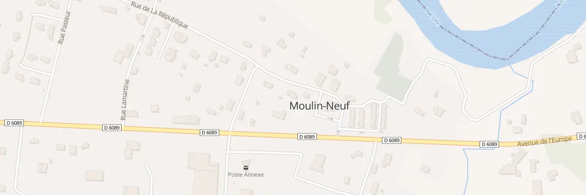 Plan du 3 Rue de la République à Moulin-Neuf