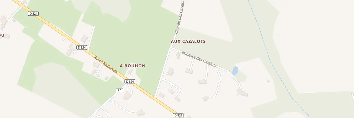 Plan du 5103 Aux Cazalots à Réans