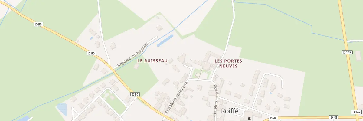 Plan du 2 Pl Jean Lemaire à Roiffé
