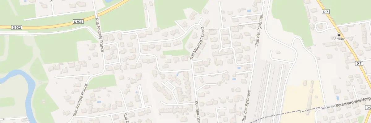 Plan du 17 Rue Maurice Thorez à Bordères-sur-l’Échez