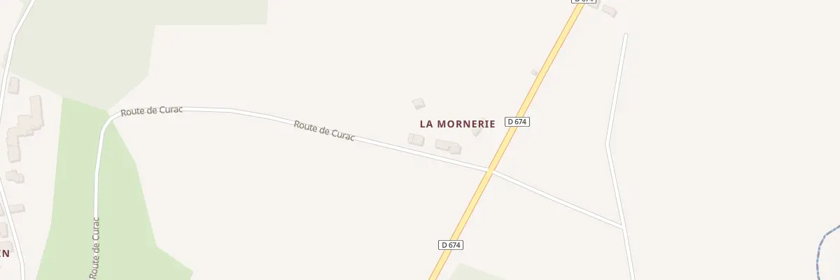 Plan du 6 Rte de Curac à Chalais