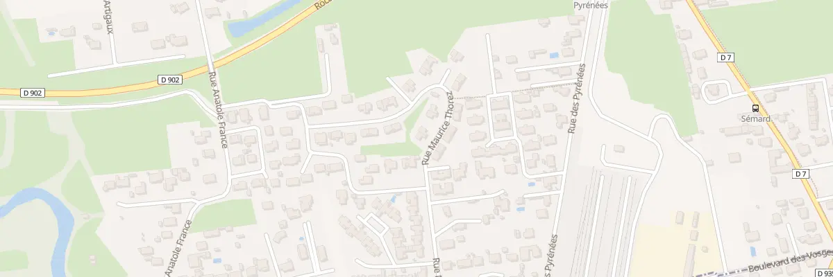 Plan du 19 Rue Maurice Thorez à Bordères-sur-l’Échez