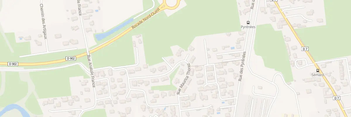 Plan du 44 Rue Maurice Thorez à Bordères-sur-l’Échez