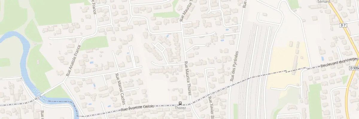 Plan du 5 Rue Maurice Thorez à Bordères-sur-l’Échez