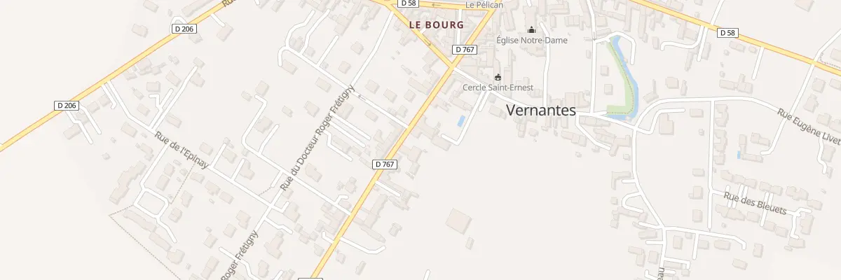 Plan du 23 Rue de Saumur à Vernantes