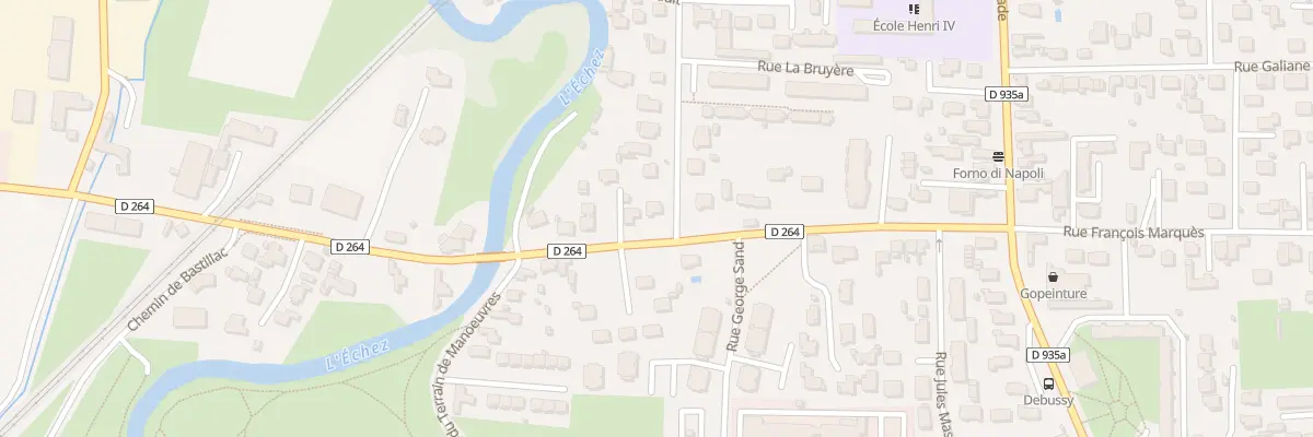 Plan du 61 Rue François Marquès à Tarbes